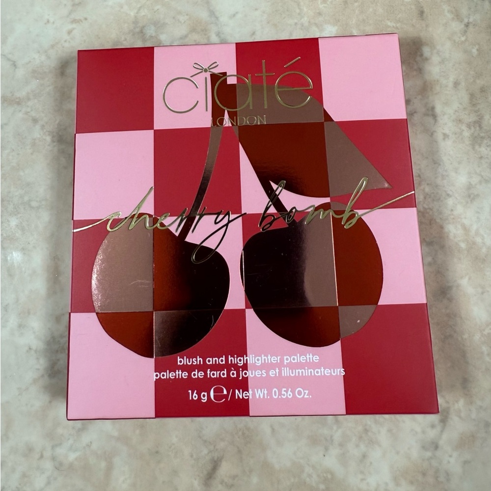 Ciate London Cherry Bomb Blush and Highlighter Palette